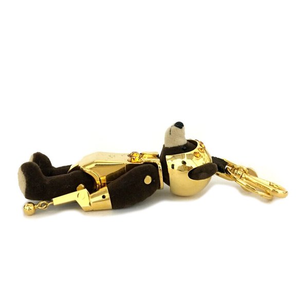 PRADA Beatrick Robot Color Stone Key Holder Charm /1A7619 - Picture 3 of 8